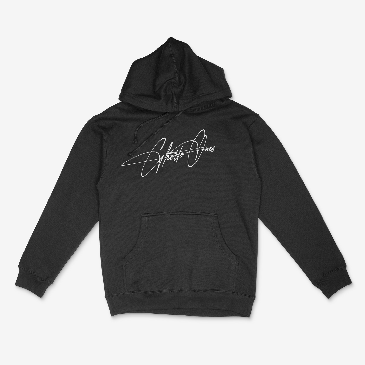 Black Cursive hoodie