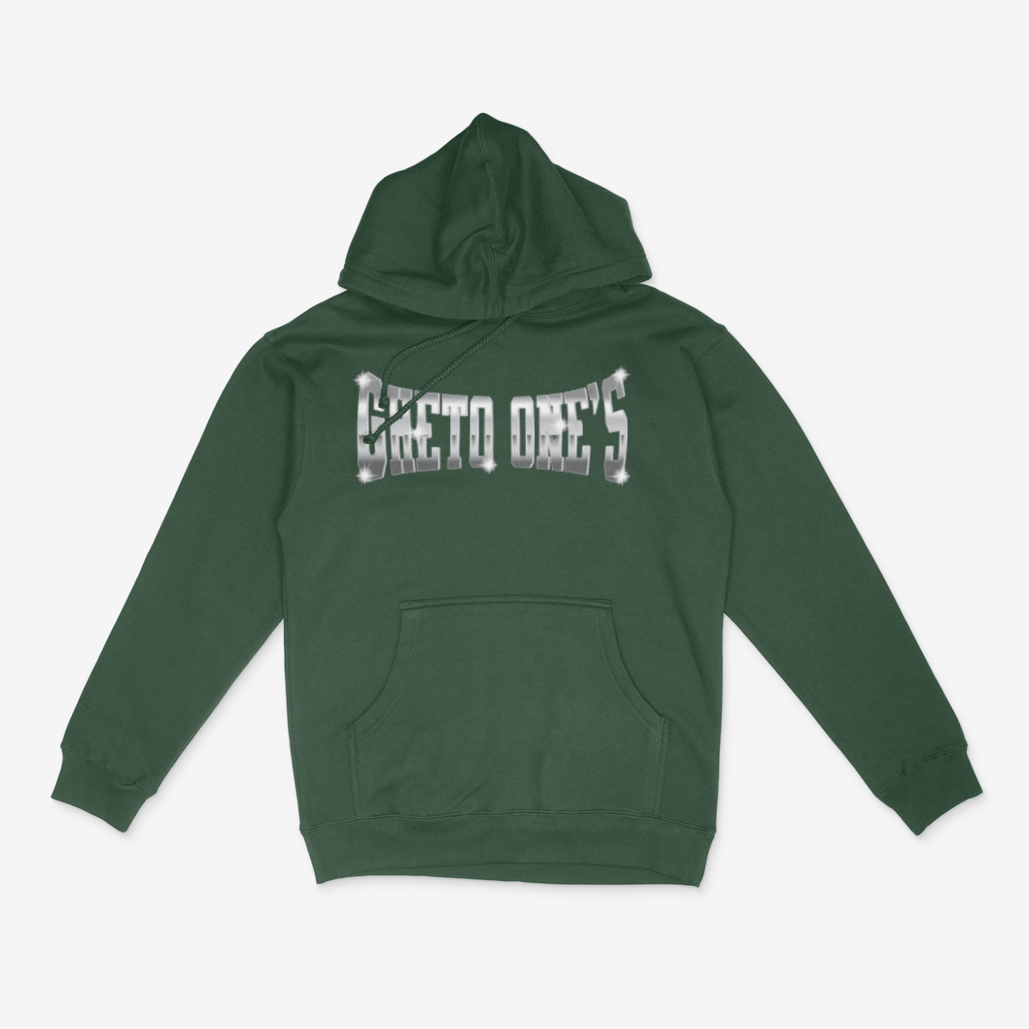 dark green ghetto ones  hoodie