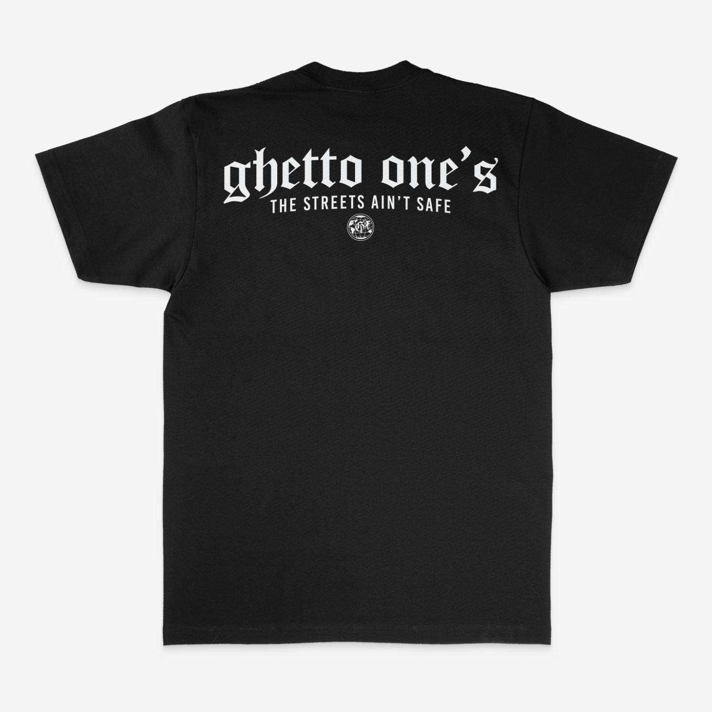 black ghetto ones tee